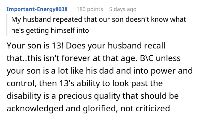 Ableist Dad Worried About 13YO Son’s Future As He Confesses He’s In Love With A Wheelchair User Ableist Dad Worried About 13YO Son’s Future As He Confesses He’s In Love With A Wheelchair User