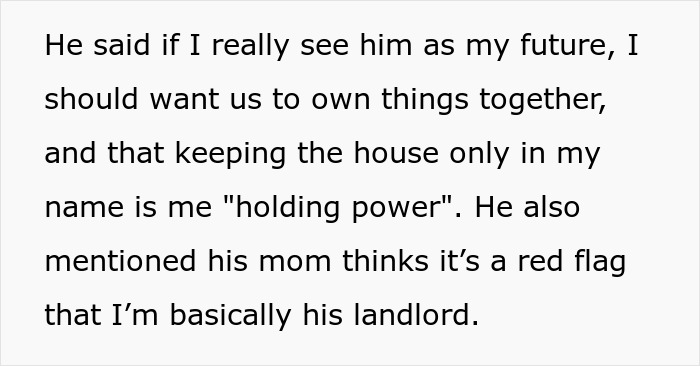 Man With Debt Wants Half Of GF&rsquo;s Inherited House, Gets Cold When She Refuses To Add Him To The Deed