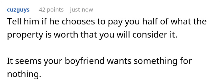 Man With Debt Wants Half Of GF&rsquo;s Inherited House, Gets Cold When She Refuses To Add Him To The Deed