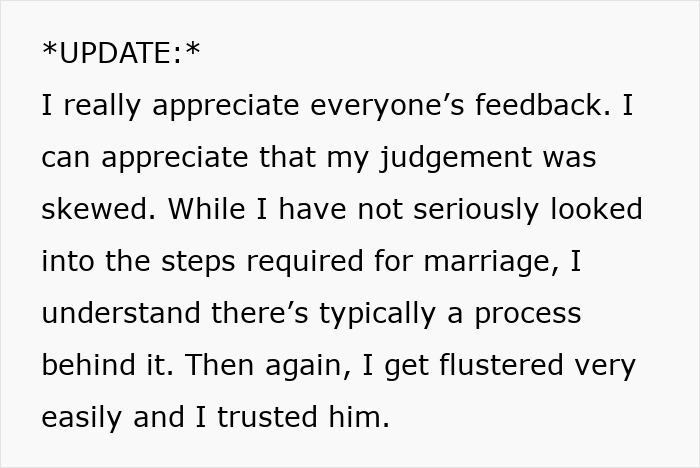 Guy “Surprises” GF With A Fake Proposal & Wedding, She’s Mortified That She Actually Believed It