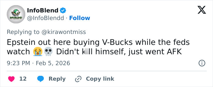 Viral Theory Claims Epstein May Still Be Alive After Sleuths Make Bombshell Fortnite Connection