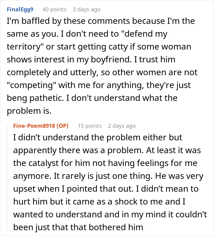 Woman Vents About Husband Leaving Her Because She Trusts Him And Doesn&rsquo;t Get Jealous