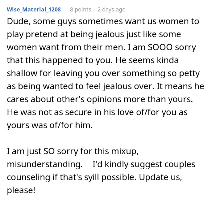 Woman Vents About Husband Leaving Her Because She Trusts Him And Doesn&rsquo;t Get Jealous