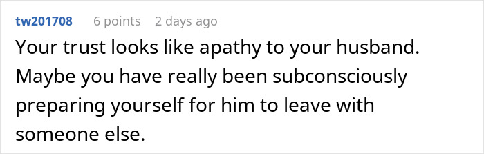 Woman Vents About Husband Leaving Her Because She Trusts Him And Doesn&rsquo;t Get Jealous