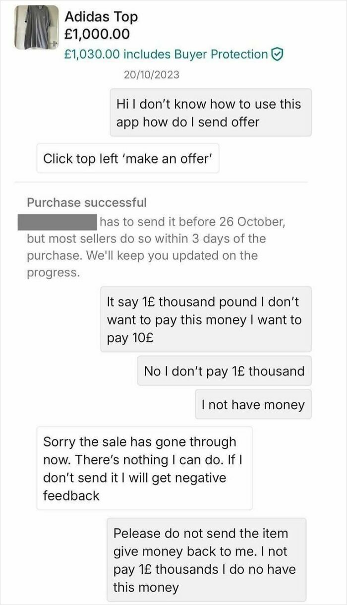 80 Times Buying And Selling Things Did Not Go Well