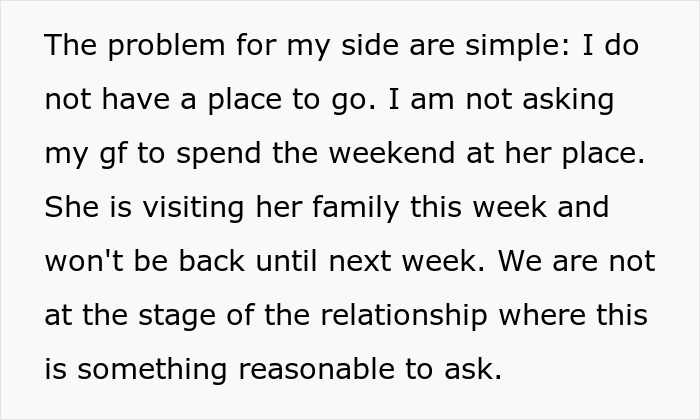 Guy Refuses To Pay For A Hotel Just To Help His Roommate Lie To Her Conservative Family