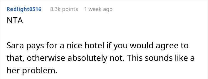 Guy Refuses To Pay For A Hotel Just To Help His Roommate Lie To Her Conservative Family