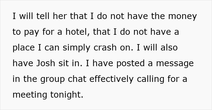 Guy Refuses To Pay For A Hotel Just To Help His Roommate Lie To Her Conservative Family