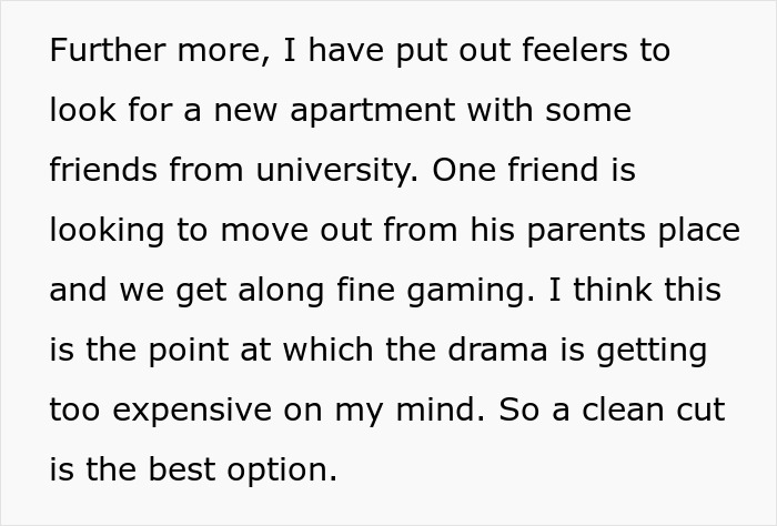 Guy Refuses To Pay For A Hotel Just To Help His Roommate Lie To Her Conservative Family