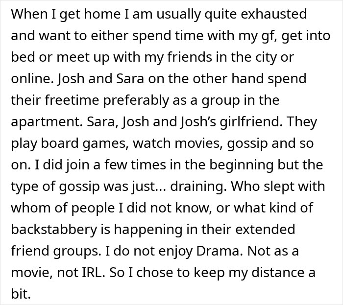 Guy Refuses To Pay For A Hotel Just To Help His Roommate Lie To Her Conservative Family