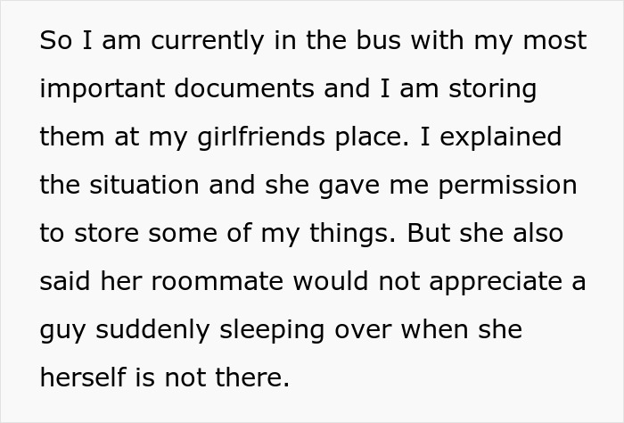 Guy Refuses To Pay For A Hotel Just To Help His Roommate Lie To Her Conservative Family