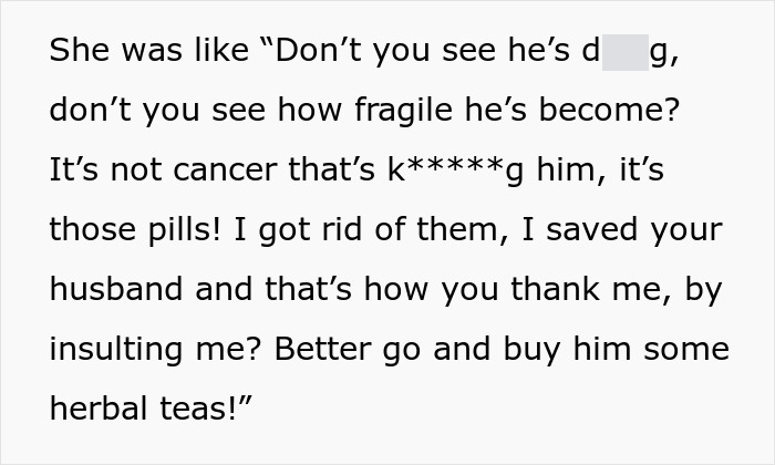 Man Suffers From Cancer Both In His Body And In The Shape Of His MIL