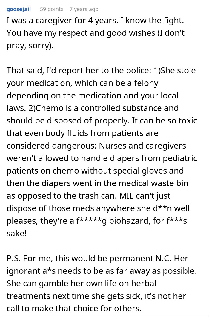 Man Suffers From Cancer Both In His Body And In The Shape Of His MIL