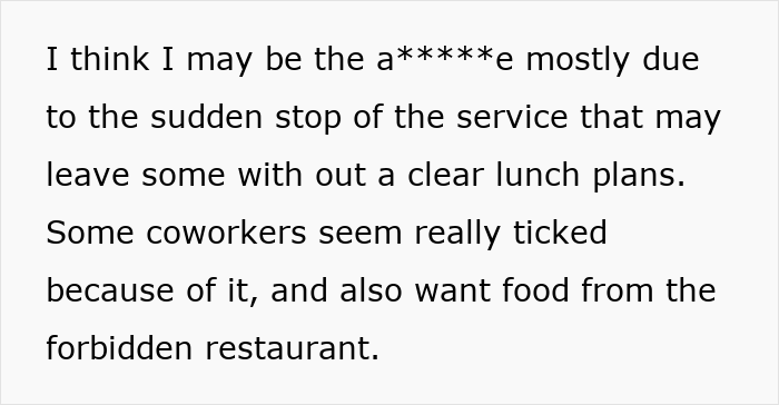 “He Was Met With The Police”: Guy Blows Up After Coworker Stops Picking Up Lunches Because Of His Entitlement
