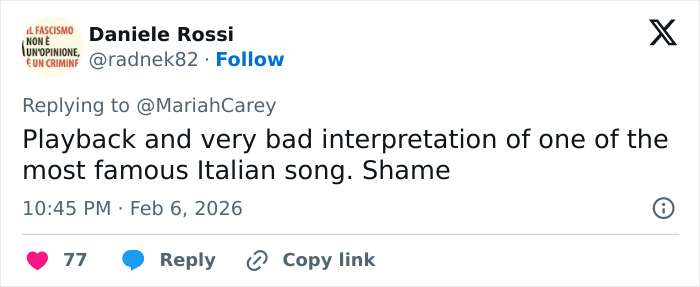 Mariah Carey Faces Backlash Over Opening Ceremony Performance At 2026 Winter Games