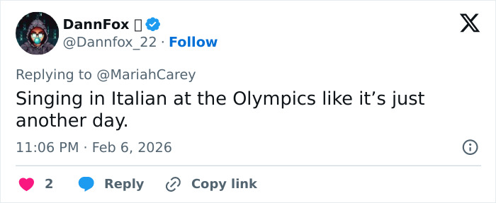Mariah Carey Faces Backlash Over Opening Ceremony Performance At 2026 Winter Games