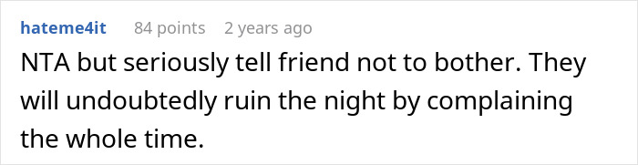 Woman Is Tired Of Friend’s Strict Diet She Even Enforces On Her Birthday