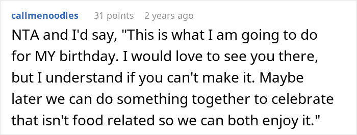 Woman Is Tired Of Friend’s Strict Diet She Even Enforces On Her Birthday