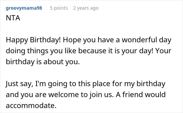 Woman Is Tired Of Friend’s Strict Diet She Even Enforces On Her Birthday