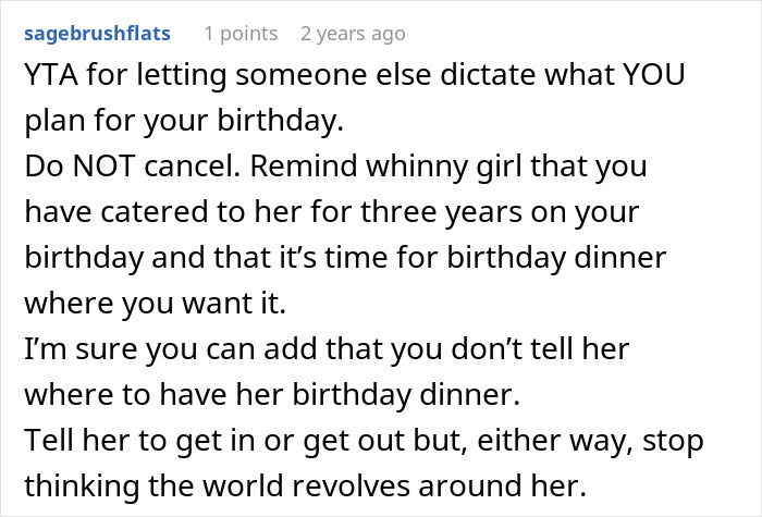 Woman Is Tired Of Friend’s Strict Diet She Even Enforces On Her Birthday
