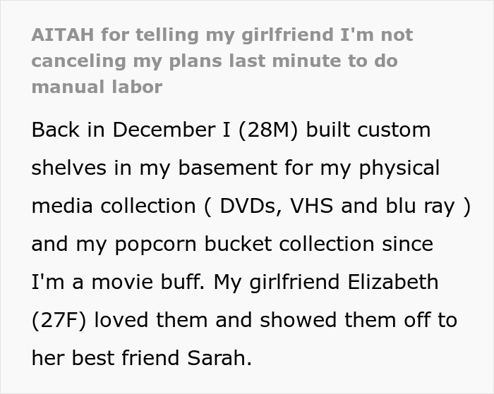 “You Don’t Get To Choose For Me”: Woman Volunteers BF For Free Labor, Acts Insulted When He Refuses