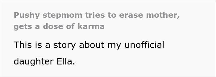 Teen Makes Sure Stepmom Is Miserable On Her Wedding Day For Trying To Erase Late Mom&rsquo;s Memory