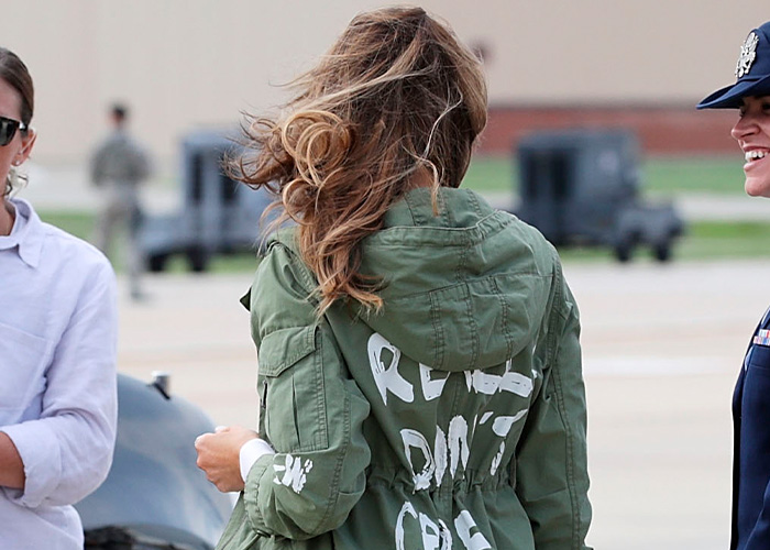 Melania Trump&rsquo;s Perfectly Polished Appearance Slips As The Wind Uncovers A Hidden Secret