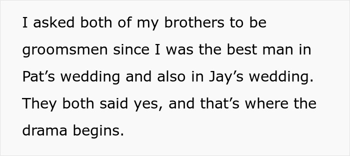 Groom&rsquo;s Brother Brings Nothing But Drama To His Wedding, Then Throws A Baby Shower On The Same Day