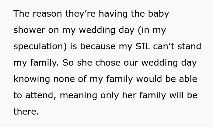 Groom&rsquo;s Brother Brings Nothing But Drama To His Wedding, Then Throws A Baby Shower On The Same Day