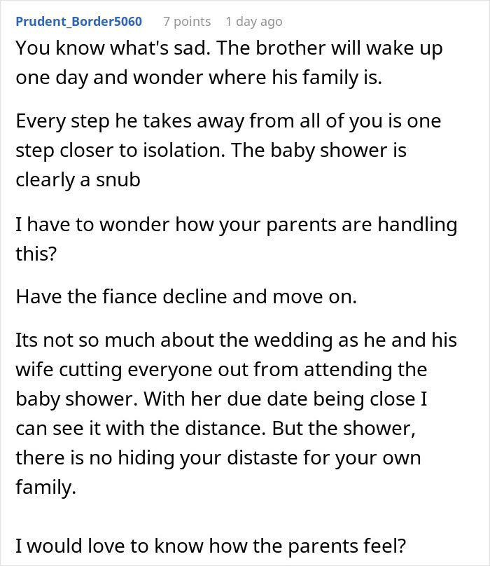 Groom&rsquo;s Brother Brings Nothing But Drama To His Wedding, Then Throws A Baby Shower On The Same Day