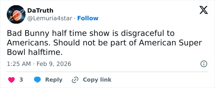 Super Bowl 2026 Halftime Show Slammed As “Worst Of This Century” As The Public Has The Same Complaint