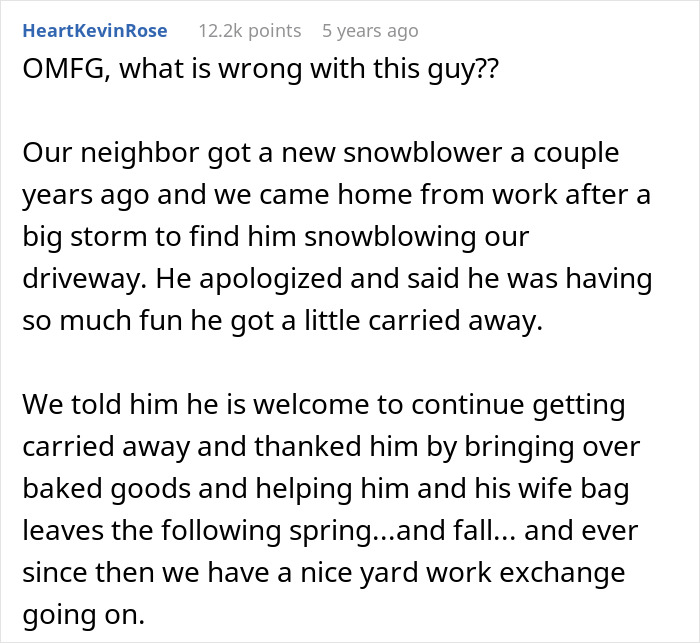 Guy With A Snowblower Makes Sure Mean Neighbor&rsquo;s Driveway Is The Only One Snowed In