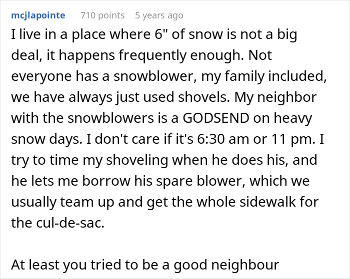 Guy With A Snowblower Makes Sure Mean Neighbor&rsquo;s Driveway Is The Only One Snowed In