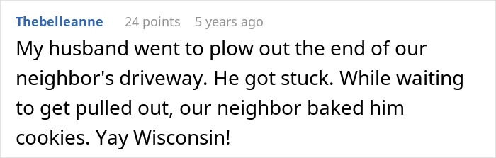 Guy With A Snowblower Makes Sure Mean Neighbor&rsquo;s Driveway Is The Only One Snowed In