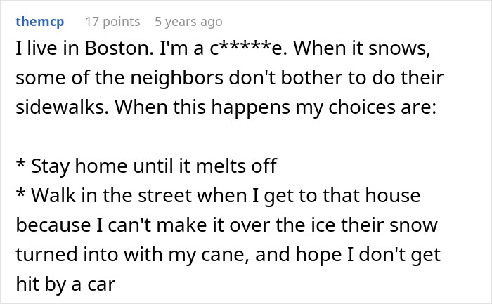 Guy With A Snowblower Makes Sure Mean Neighbor&rsquo;s Driveway Is The Only One Snowed In