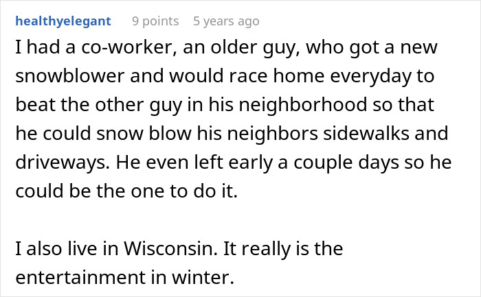 Guy With A Snowblower Makes Sure Mean Neighbor&rsquo;s Driveway Is The Only One Snowed In