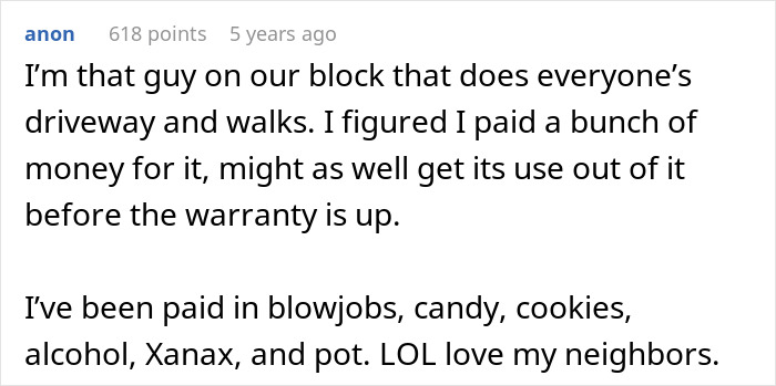 Guy With A Snowblower Makes Sure Mean Neighbor&rsquo;s Driveway Is The Only One Snowed In