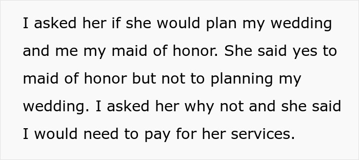 Bride Threatens To Quit Helping Any Family Member Who Sides With Sister In Wedding Planning Drama