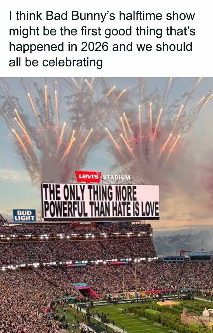 42 Of The Best Reactions And Memes To Super Bowl LX Halftime Show