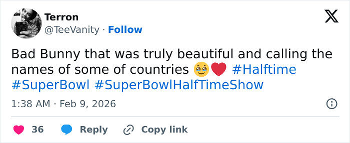 42 Of The Best Reactions And Memes To Super Bowl LX Halftime Show