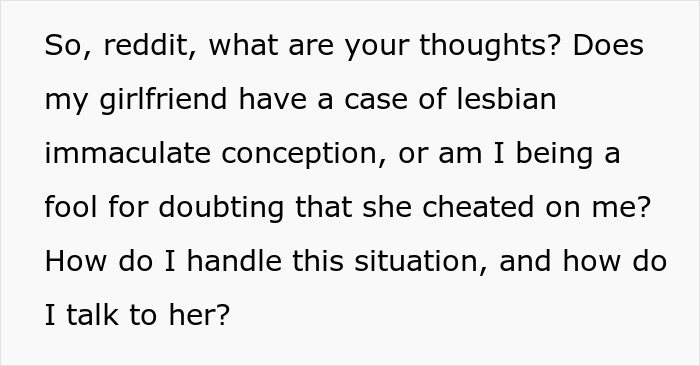 Shocked Woman Wonders About “Lesbian Immaculate Conception” After GF Of 4 Years Says She’s Pregnant