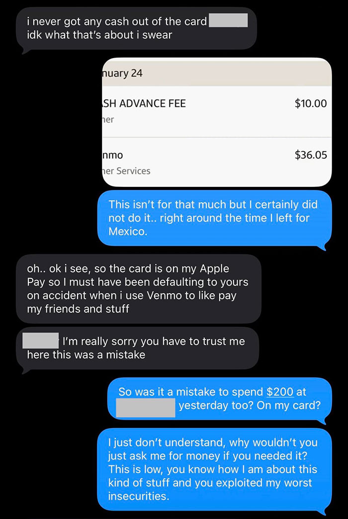 Thief GF Plays The Victim As BF Confronts Her For Using His Credit Card, He’s Just Disgusted By It