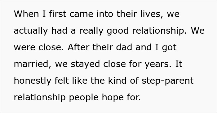 Stepmom Endures Years Of Cold Shoulders And Side-Eyes, Says No As Adult Stepkids Want To Bond