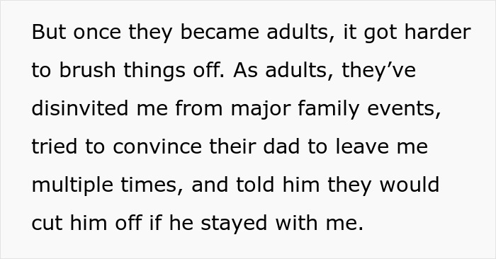 Stepmom Endures Years Of Cold Shoulders And Side-Eyes, Says No As Adult Stepkids Want To Bond