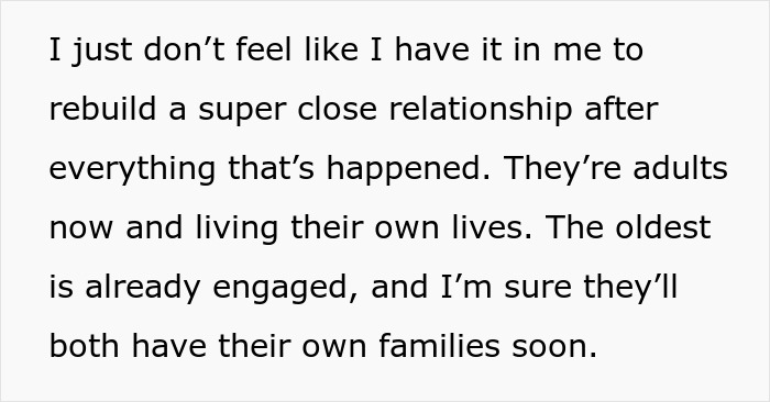 Stepmom Endures Years Of Cold Shoulders And Side-Eyes, Says No As Adult Stepkids Want To Bond