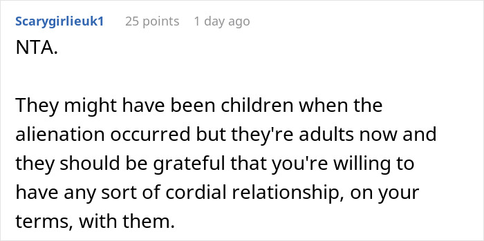 Stepmom Endures Years Of Cold Shoulders And Side-Eyes, Says No As Adult Stepkids Want To Bond