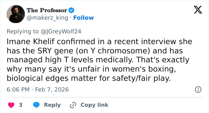 Imane Khelif Drops Bombshells As She Admits To Having Y Chromosome Gene After Years Of Controversy Imane Khelif Drops Bombshells As She Admits To Having Y Chromosome Gene After Years Of Controversy