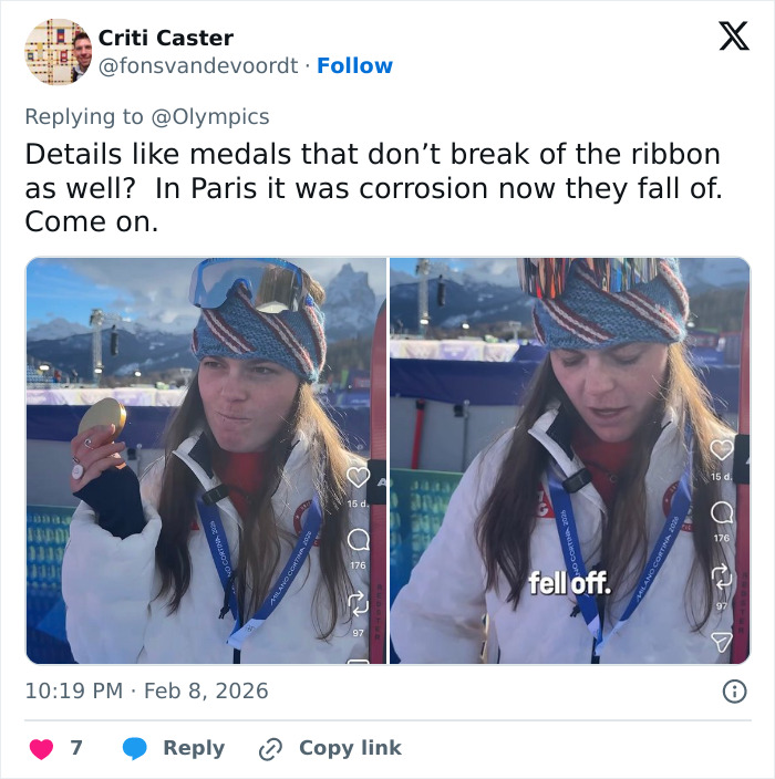 “Ordered From TEMU”: Investigation Launched After Multiple Olympians Reveal Their Medals Broke “Ordered From TEMU”: Investigation Launched After Multiple Olympians Reveal Their Medals Broke