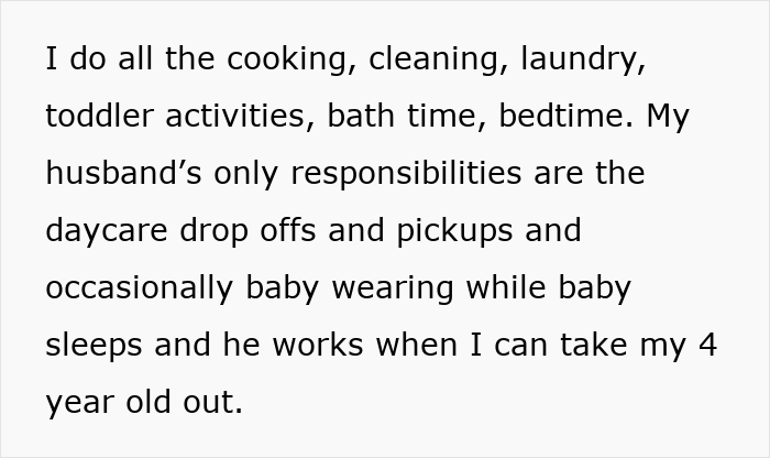 Lazy Hubby Invites Mom To Help Instead Of Pitching In, Wife Goes On Strike And Dumps Chores On Him