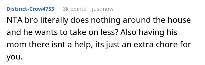Lazy Hubby Invites Mom To Help Instead Of Pitching In, Wife Goes On Strike And Dumps Chores On Him